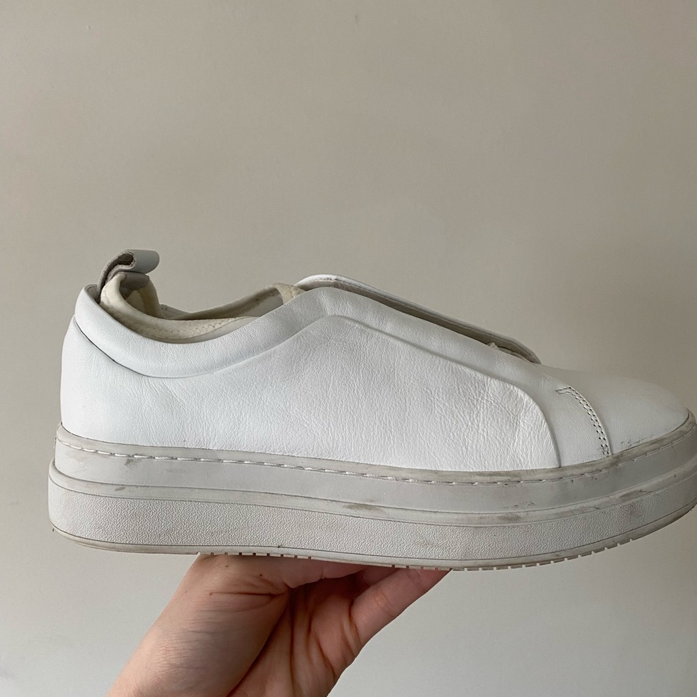 J Slides NYC platform slip-on sneakers